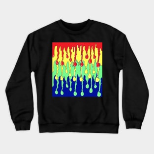 graffiti drip pop art 7 Crewneck Sweatshirt